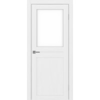 Турин 520.211, цвет Белый лёд, стекло LACбелый, размер 80*200 см.