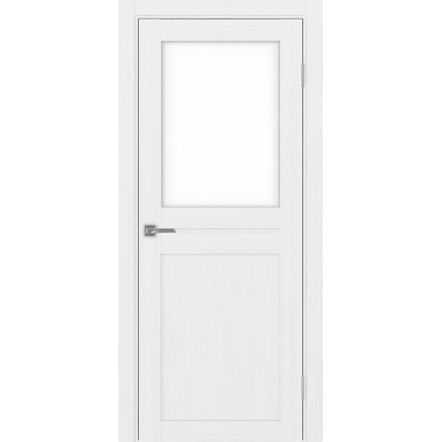 Турин 520.211, цвет Белый лёд, стекло LACбелый, размер 80*200 см.