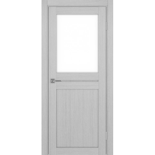 Турин 520.211, цвет Дуб Серый FL стекло LACбелый, размер 80*200 см.