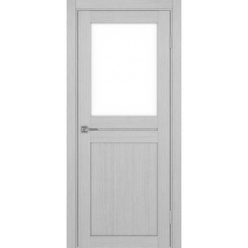 Межкомнатная дверь Турин 520.211, цвет Дуб Серый FL стекло LACбелый, размер 80*200 см.