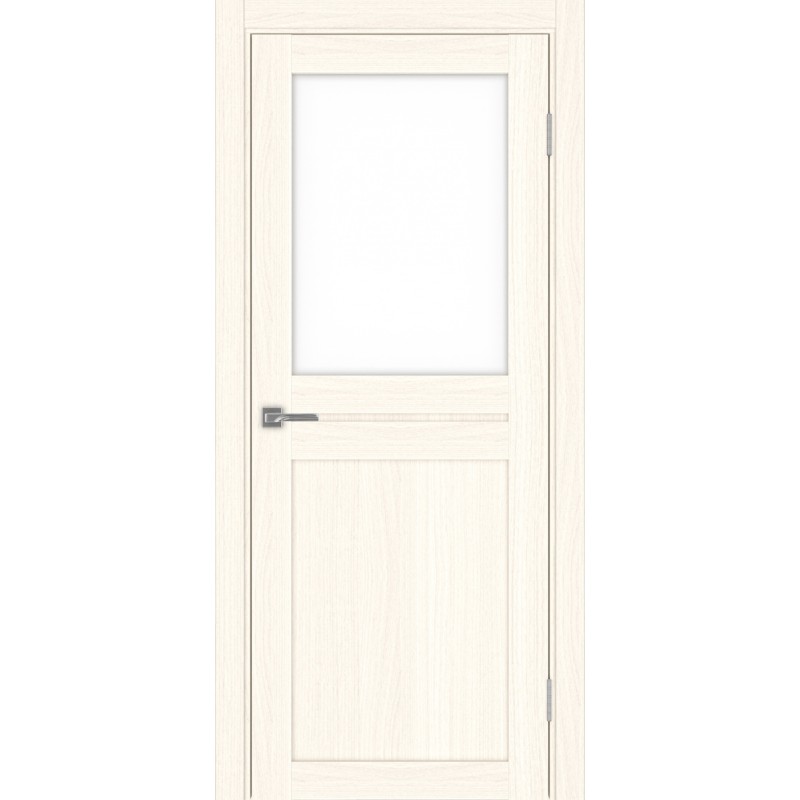 Межкомнатная дверь Турин 520.211, цвет Ясень светлый LACбелый, размер 80*200 см.
