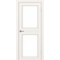 Турин 520.212, цвет Бежевый стекло LACбелый, размер 80*200 см.