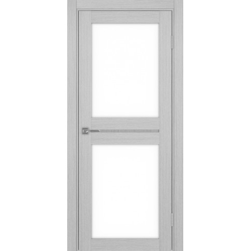 Турин 520.212, цвет Дуб Серый FL стекло LACбелый, размер 80*200 см.