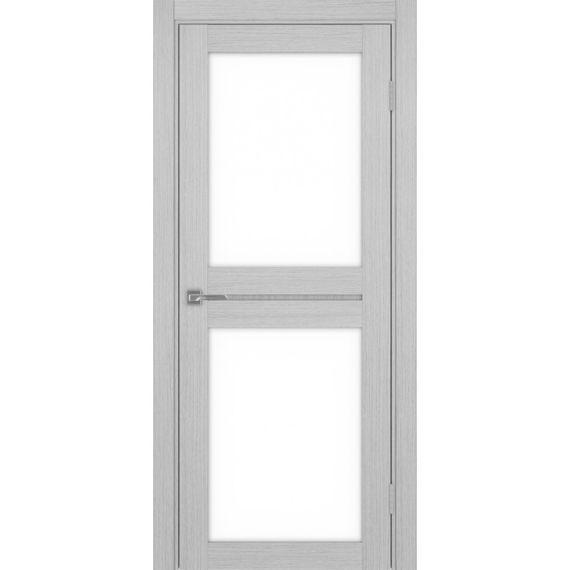 Межкомнатная дверь Турин 520.212, цвет Дуб Серый FL стекло LACбелый, размер 80*200 см.