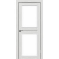 Турин 520.212, цвет Ясень серебристый стекло LACбелый, размер 80*200 см.