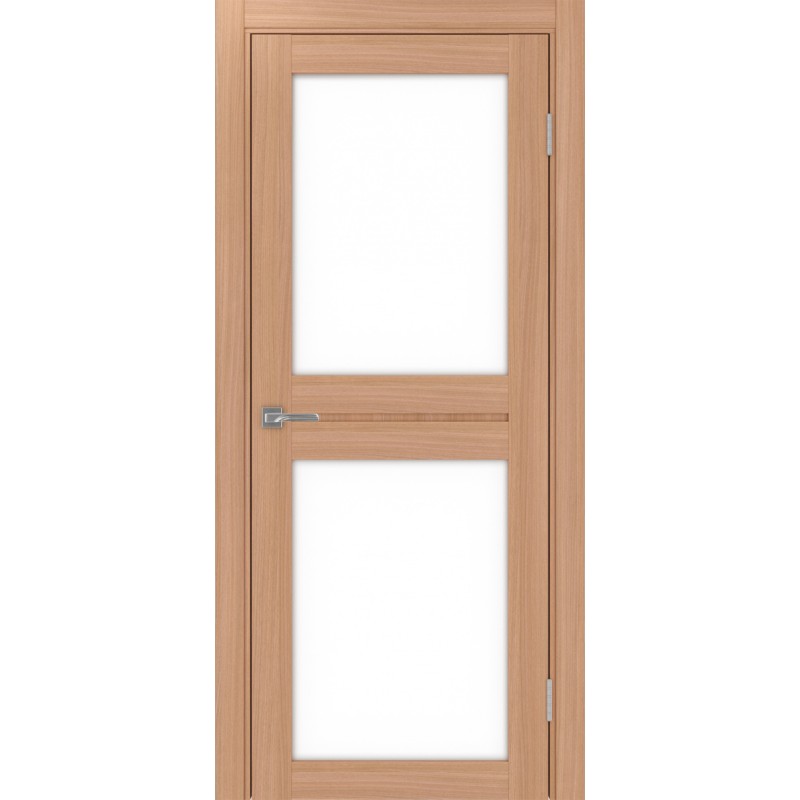 Межкомнатная дверь Турин 520.212, цвет ясень тёмный, заполнение LACбелый, размер 200*80 см.