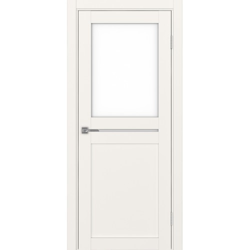 Турин 520.221, цвет Бежевый стекло LACбелый, размер 80*200 см.