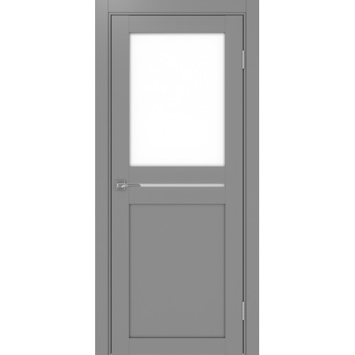 Турин 520.221, цвет Серый стекло LACбелый, размер 80*200 см.