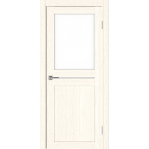 Турин_520.221, цвет Ясень светлый стекло LACбелый, размер 80*200 см.