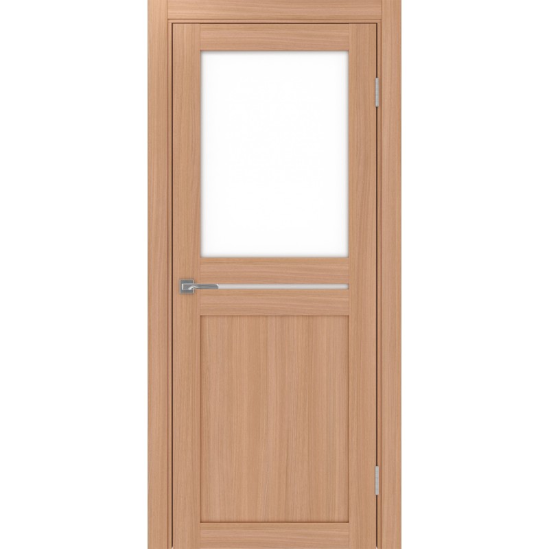 Межкомнатная дверь Турин 520.221, цвет ясень тёмный, заполнение LACбелый, размер 200*80 см.