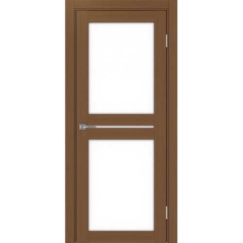 Турин 520.222, цвет Орех NL стекло LACбелый, размер 80*200 см.