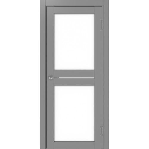 Турин 520.222, цвет Серый стекло LACбелый, размер 80*200 см.