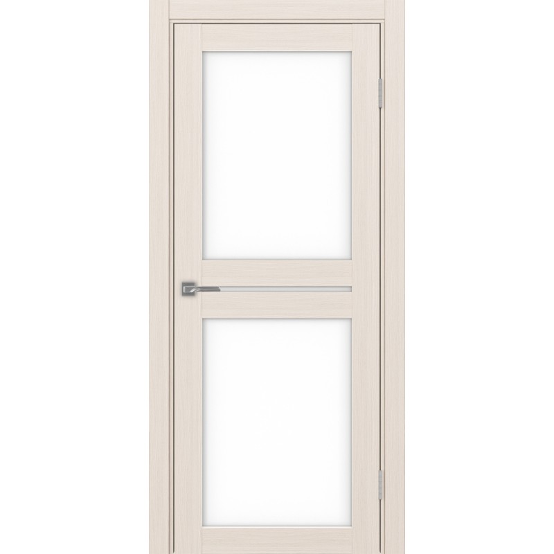 Межкомнатная дверь Турин 520.222, цвет ясень перламутровый, заполнение LACбелый, размер 200*80 см.