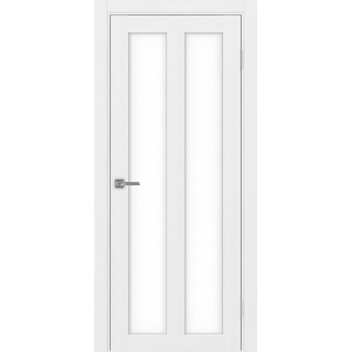 Турин 521.22, цвет Белый лёд, стекло LACбелый, размер 80*200 см.