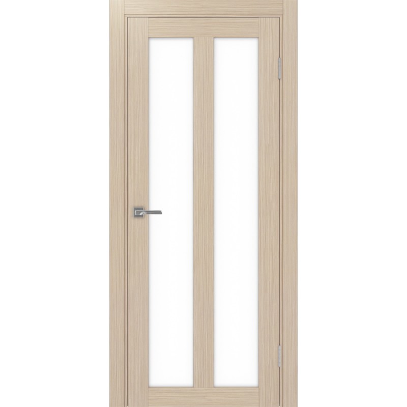 Межкомнатная дверь Турин 521.22, цвет Дуб беленый FL стекло LACбелый, размер 80*200 см.