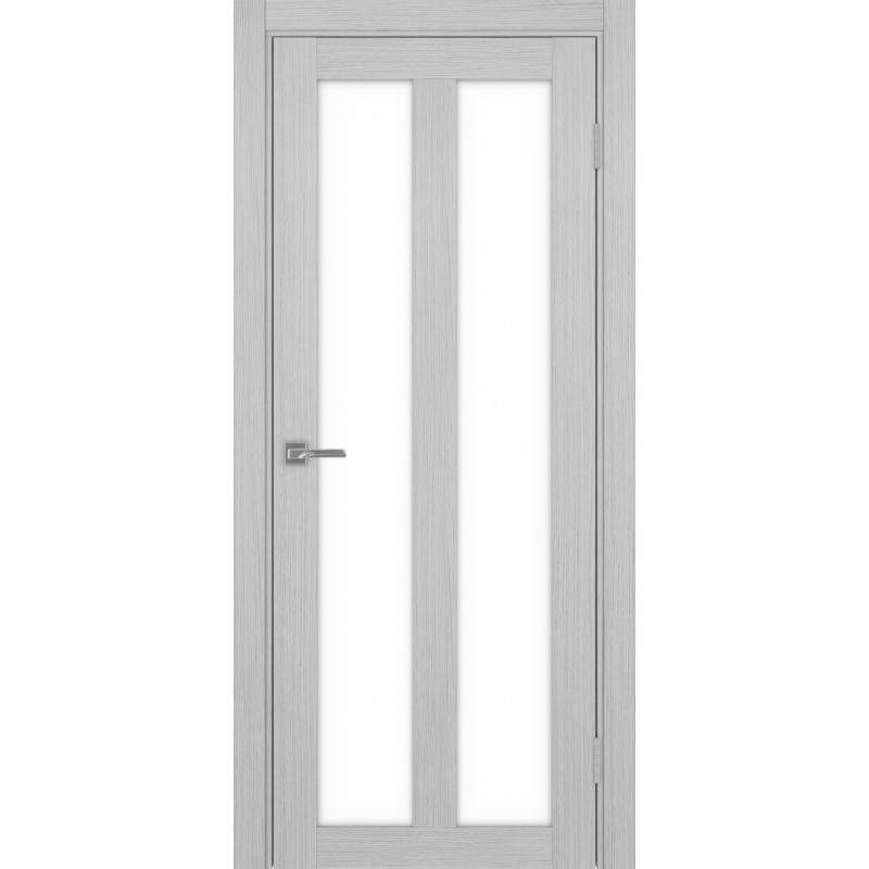 Межкомнатная дверь Турин 521.22, цвет Дуб Серый FL стекло LACбелый, размер 80*200 см.