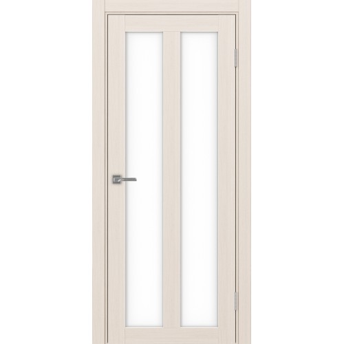 Турин 521.22, цвет Ясень перламутровый стекло LACбелый, размер 80*200 см.