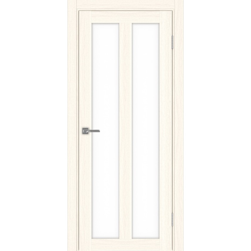 Межкомнатная дверь Турин 521.22, цвет ясень светлый, заполнение LACбелый, размер 200*80 см.