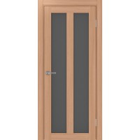 Турин 521.22, цвет ясень тёмный, стекло Графит матовое, размер 80*200 см.
