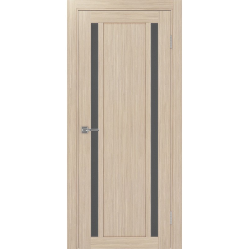 Межкомнатная дверь Турин 522.212, цвет Дуб беленый FL стекло Графит матовое, размер 80*200 см.