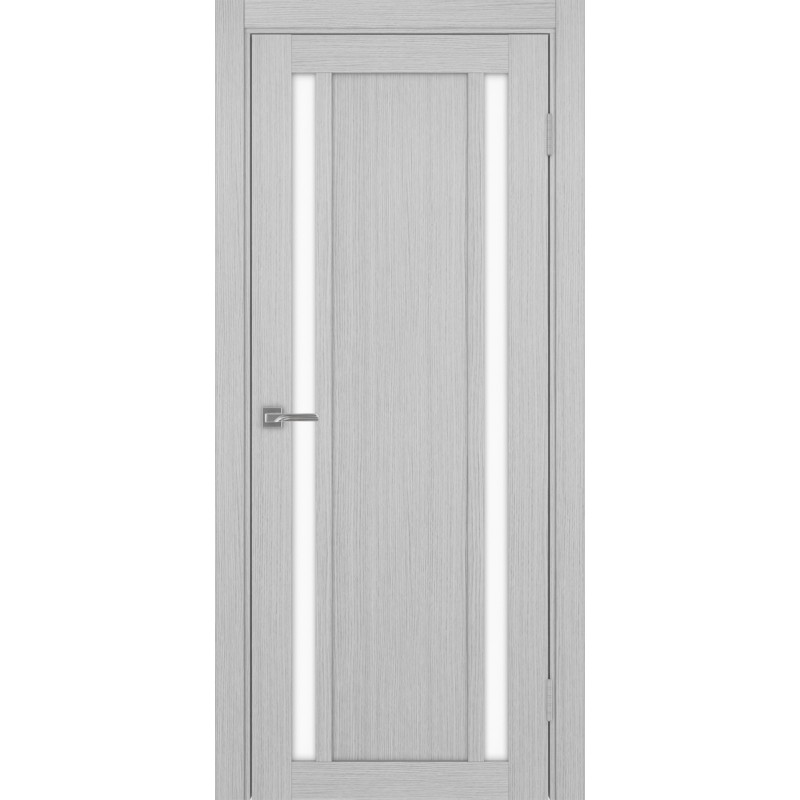 Межкомнатная дверь Турин 522.212, цвет Дуб Серый FL стекло LACбелый, размер 80*200 см.