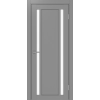 Турин 522.212, цвет Серый стекло LACбелый, размер 80*200 см.