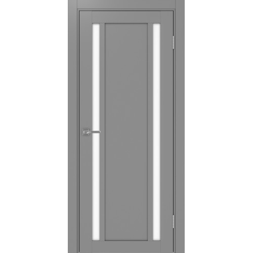 Турин 522.212, цвет Серый стекло LACбелый, размер 80*200 см.