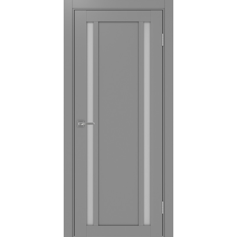 Межкомнатная дверь Турин 522.212, цвет серый, заполнение Мателюкс, размер 200*80 см.