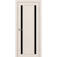 Турин 522.212, цвет Ясень перламутровый стекло LACчерный, размер 80*200 см.