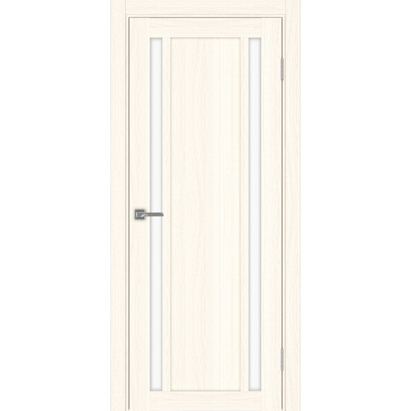 Межкомнатная дверь Турин 522.212, цвет ясень светлый, заполнение LACбелый, размер 200*80 см.