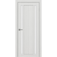 Турин 522.212, цвет Ясень серебристый стекло LACбелый, размер 80*200 см.