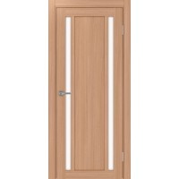 Турин 522.212 , цвет ясень тёмный, стекло LACбелый, размер 80*200 см.