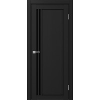 Турин 556.21, цвет Антрацит стекло LACчерный, размер 80*200 см.