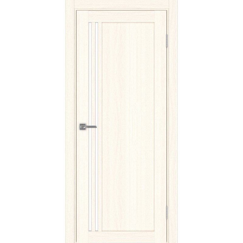 Межкомнатная дверь Турин 556.21, цвет ясень светлый, заполнение LACбелый, размер 200*80 см.