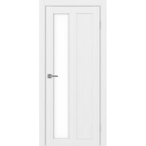 Турин 521.21, цвет Белый лёд, стекло LACбелый, размер 80*200 см.