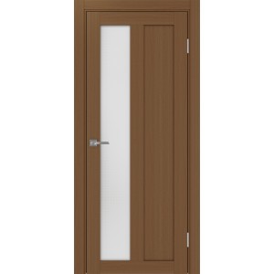 Турин 521.21, цвет орех NL, стекло Кризет бесцветное, размер 60*200 см.
