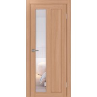 Турин 521.21, цвет ясень тёмный, стекло Прозрачное, размер 80*200 см.