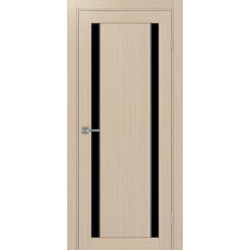 Межкомнатная дверь Турин 522.212 АПП молдинг SB, цвет дуб беленый FL, заполнение LACчерный, размер 200*80 см.