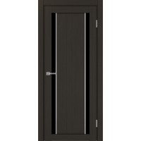 Турин 522AПП.212, цвет Венге FL, молдинг алюм.хром стекло LACчерный, размер 80*200 см.