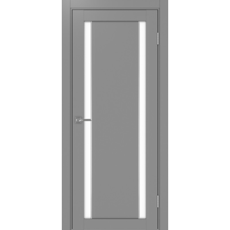 Межкомнатная дверь Турин 522.212 АПП молдинг SC, цвет серый, заполнение LACбелый, размер 200*80 см.