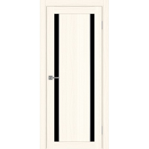 Турин_522AПП.212, цвет Ясень светлый молдинг алюм.хром стекло LACчерный, размер 80*200 см.