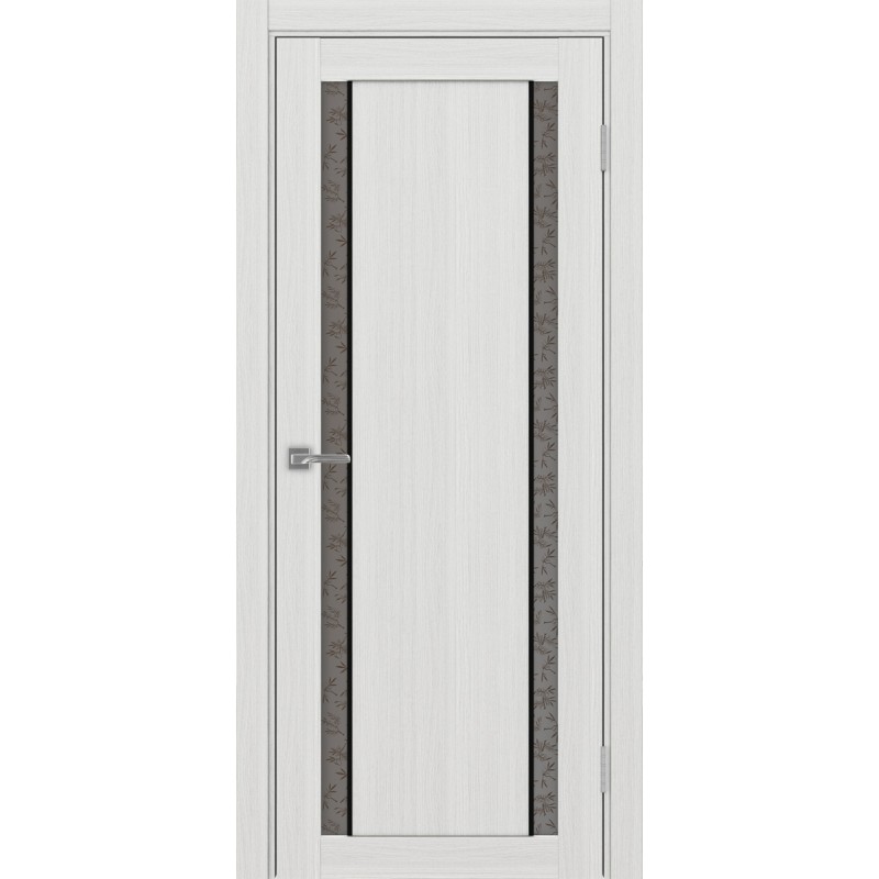 Межкомнатная дверь Турин 522.212 АПС молдинг SB, цвет ясень серебристый, заполнение Дали бронзовое, размер 200*80 см.