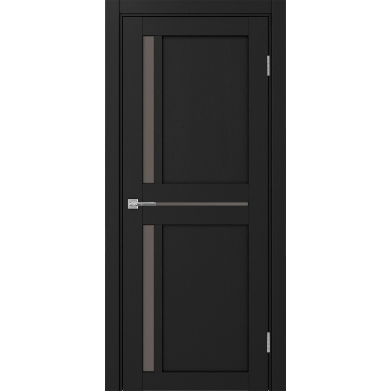 Межкомнатная дверь Турин 523.221, цвет Антрацит стекло Бронза матовое, размер 80*200 см.