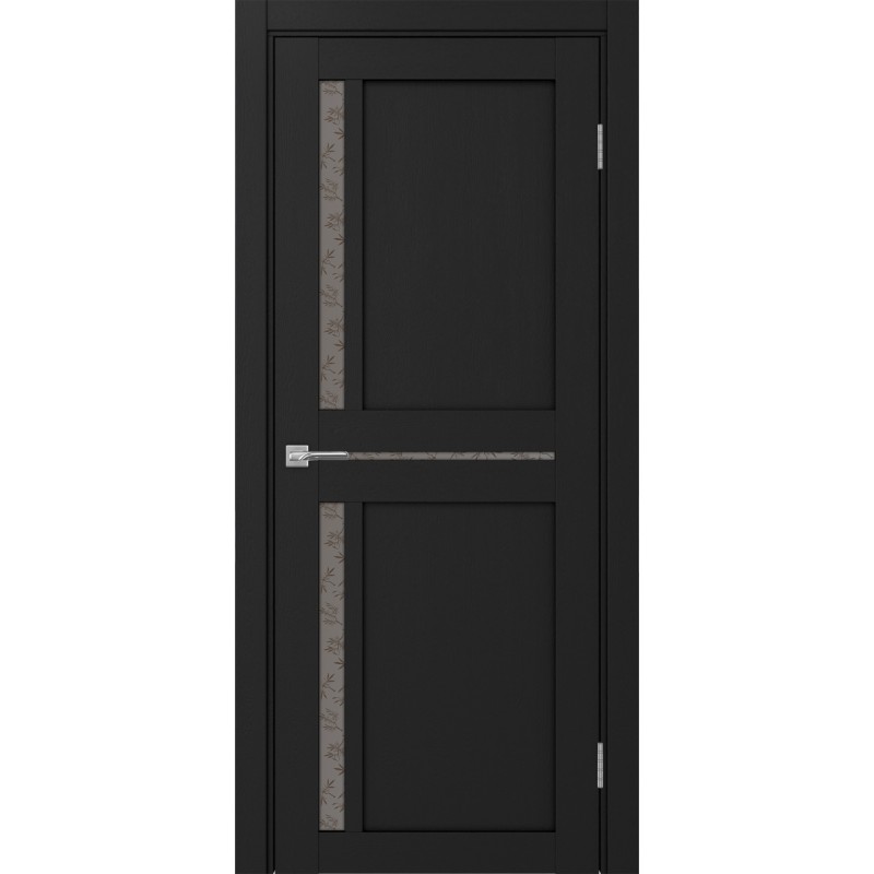 Межкомнатная дверь Турин 523.221, цвет Антрацит стекло Дали бронзовое, размер 80*200 см.