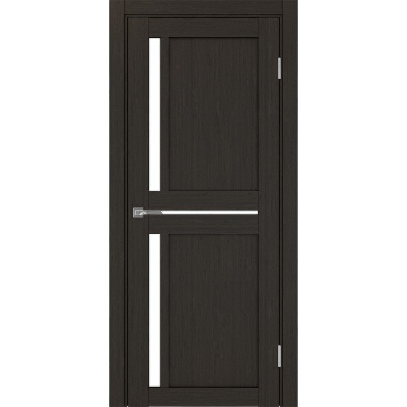 Межкомнатная дверь Турин 523.221, цвет Венге FL стекло LACбелый, размер 80*200 см.