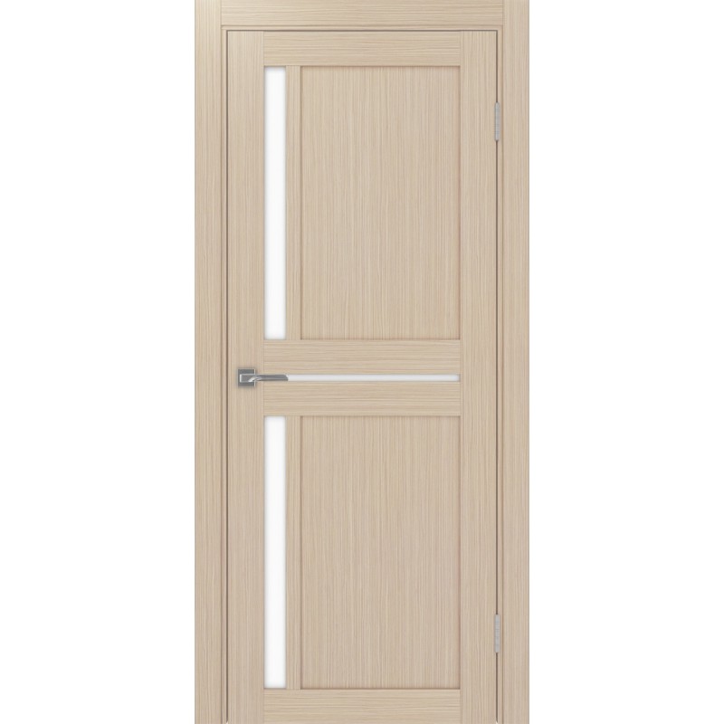 Межкомнатная дверь Турин 523.221, цвет Дуб беленый FL стекло LACбелый, размер 80*200 см.