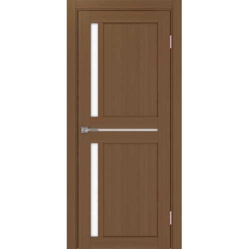 Турин 523.221, цвет Орех NL стекло LACбелый, размер 80*200 см.