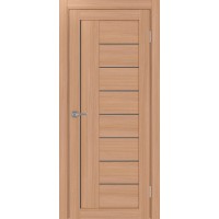 Турин 524.21, цвет ясень тёмный, стекло Графит матовое, размер 80*200 см.