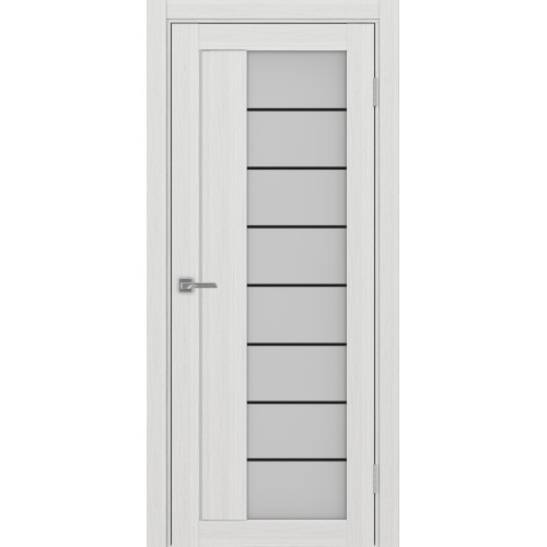 Турин 524.22 АСС молдинг SB, цвет ясень серебристый, заполнение Мателюкс, размер 200*80 см.