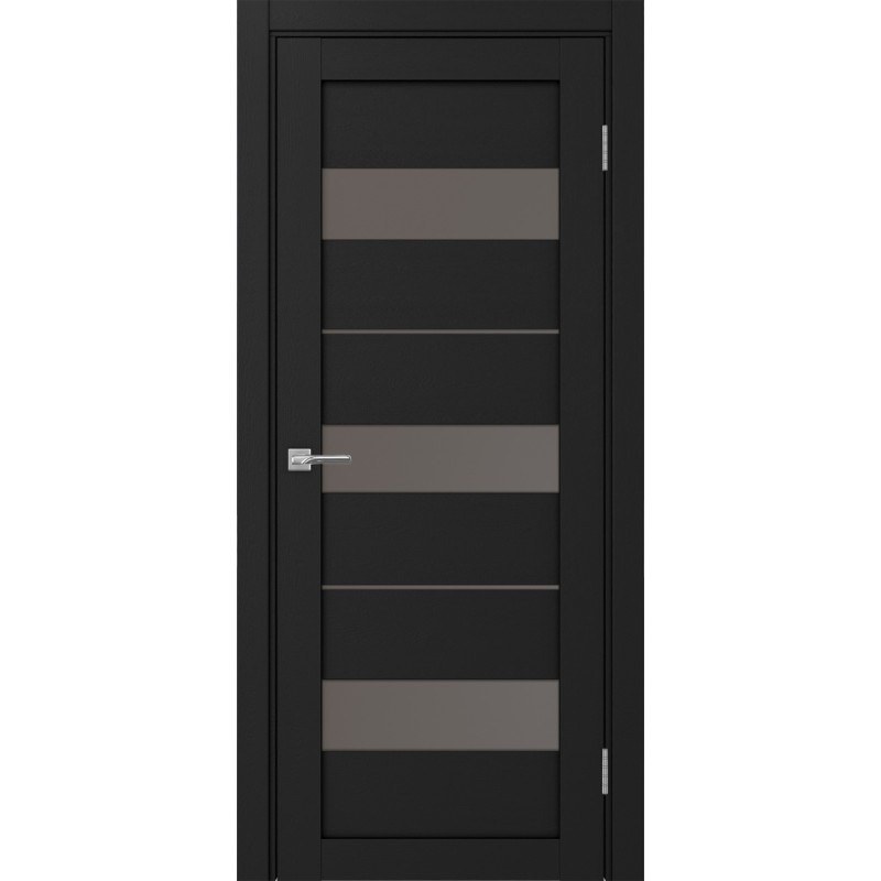 Межкомнатная дверь Турин 526.122, цвет Антрацит стекло Бронза матовое, размер 80*200 см.